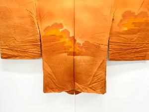 ヱ霞に雲模様道行コート仮絵羽